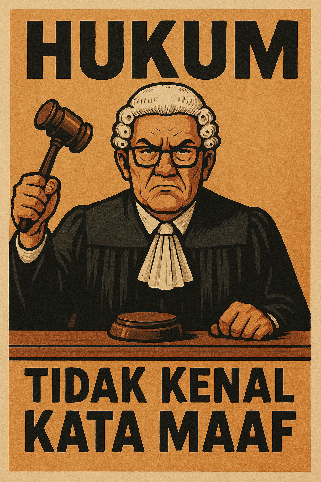 hukum tidak kenal kata maaf